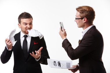 Kızgın duygusal işadamı