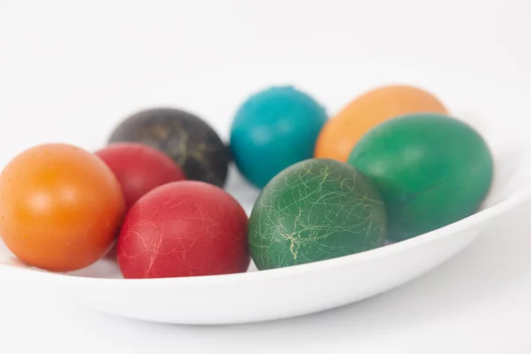 Pasqua colorate uova dipinte — Foto Stock