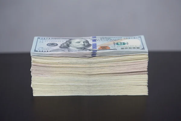 Stacks of dollars money — Stock Photo, Image