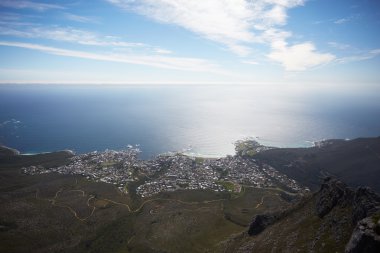 Güney Afrika'da dağ manzarası