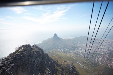 Güney Afrika'da dağ manzarası