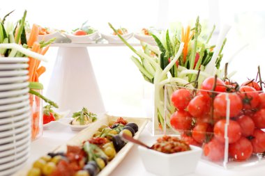 parti için dekorasyon büfe