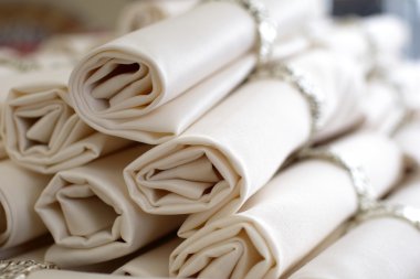 set Peçete halkaları ile