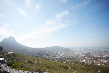 Güney Afrika'da güzel dağ manzarası