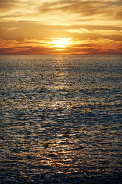 Solnedgång över havet i Sydafrika — Stockfoto