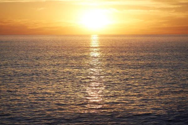 Solnedgång över havet i Sydafrika — Stockfoto