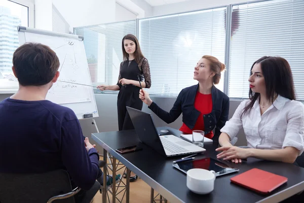 businesspeople in a meeting room