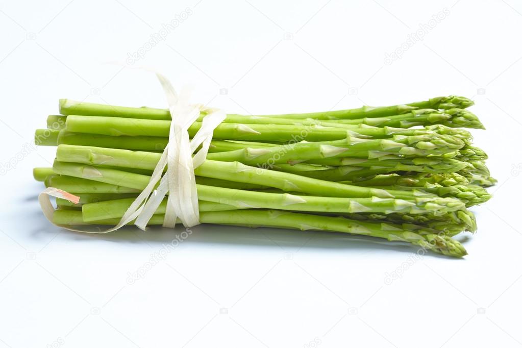 fresh green asparagus