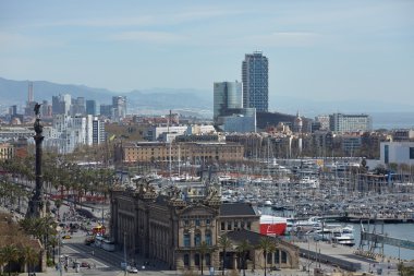 Barselona şehir manzaralı