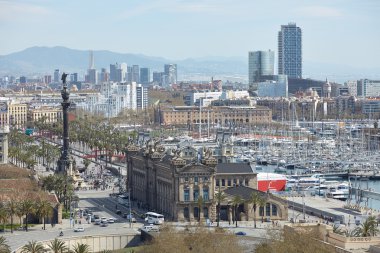 Barselona şehir manzaralı