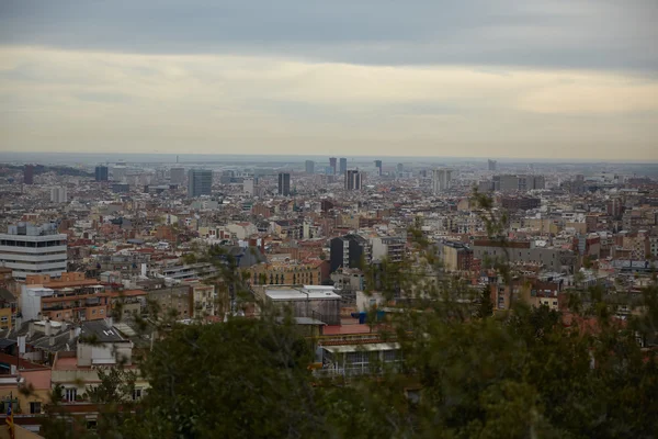 トップからのバルセロナの眺め — ストック写真