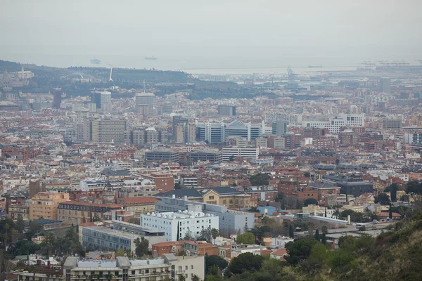 Vista di Barcellona dall'alto — Foto Stock