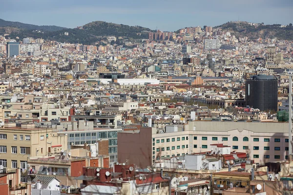 Vista de Barcelona desde arriba —  Fotos de Stock