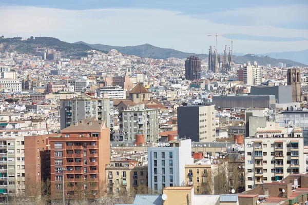 Vista di Barcellona dall'alto — Foto Stock