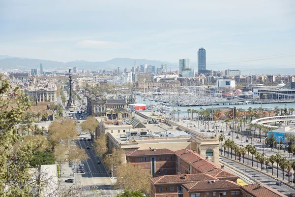 Vista di Barcellona dall'alto — Foto Stock