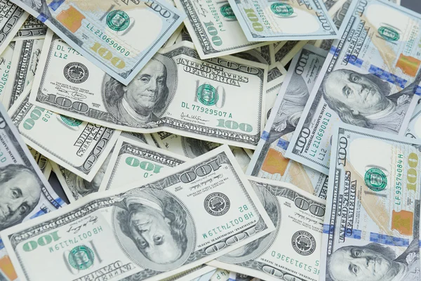Background from banknotes of dollars — Stock Photo, Image