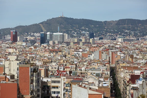 Barselona görünümünden üst — Stok fotoğraf