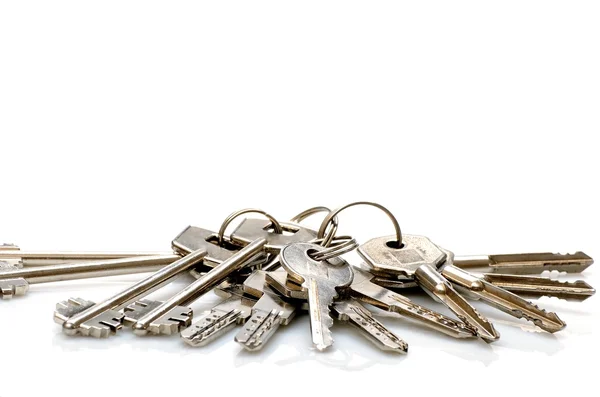 Beyaz arka plan üzerinde yalan Keychain Access'i