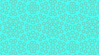 Kaleydoskop animasyonu, psikedelik ve hipnotik etkisi olan renkli grafik desen, renk değiştirip sola kayıyor, video kompozisyonları için uygun..