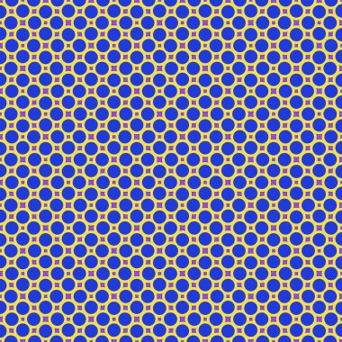 Tekrarlanan geometrik şekilli illüstrasyon, moda rengi # FFCC66 aydınlatıcı. Web şablonu, duvar kağıdı, dijital grafikler, ambalaj, nesneler ve sanatsal dekor için soyut arkaplan.