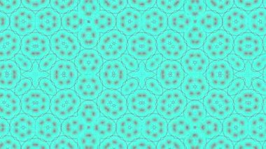 Kaleydoskop animasyonu, psikedelik ve hipnotik etkisi olan renkli grafik desen, renk değiştirip sola kayıyor, video kompozisyonları için uygun..