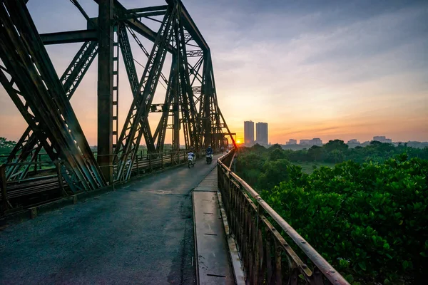 Longbien Bron Byggdes Mellan 1989 Och 1902 Även Bron Ritades — Stockfoto