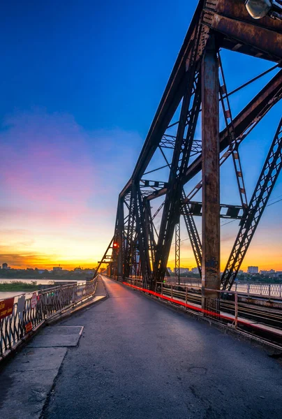 Ponte Longbien Foi Construída 1989 1902 Embora Ponte Tenha Sido — Fotografia de Stock