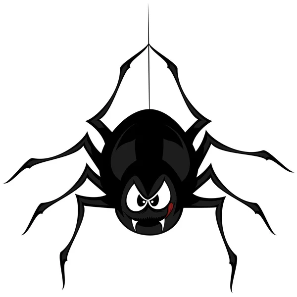 Araña rara graciosa — Vector de stock