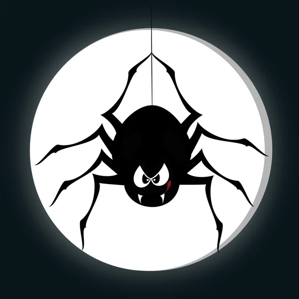 Araña rara graciosa — Vector de stock