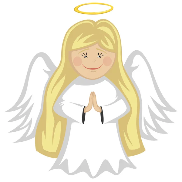 Küçük sevimli melekler — Stok Vektör