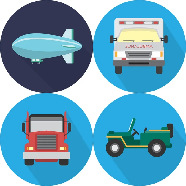 Transportation Icons Set