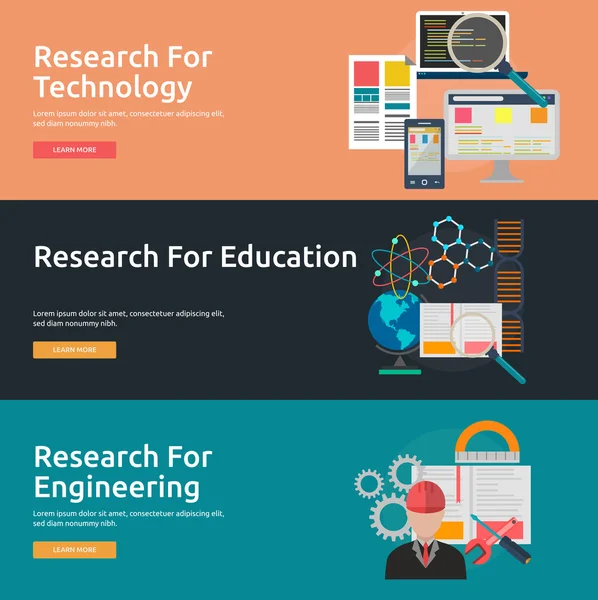 Ciencia e investigación — Vector de stock