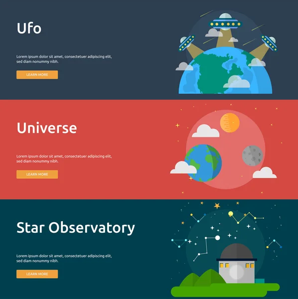 Espaço e universo —  Vetores de Stock