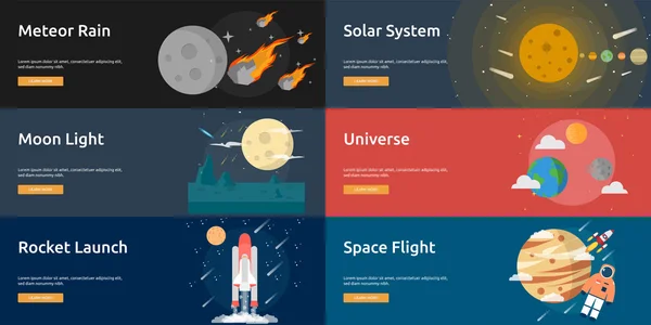 Espacio y universo — Vector de stock