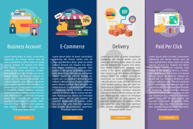 İş dikey Banner tasarım