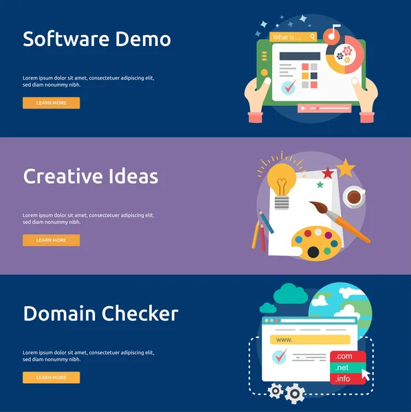 Design Conceitual do Processo Criativo — Vetor de Stock