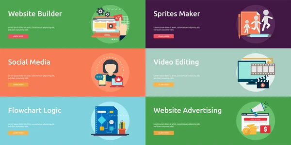 Creative Process Conceptual Design Vector Graphics