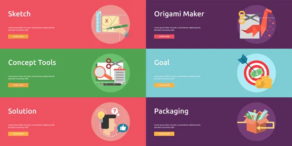Creative Process Conceptual Design Stock Vector