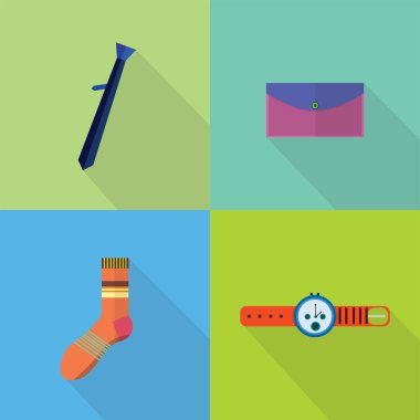 Giysi ve aksesuarları Icons Set