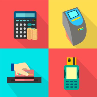 Finans ve bankacılık Icons set