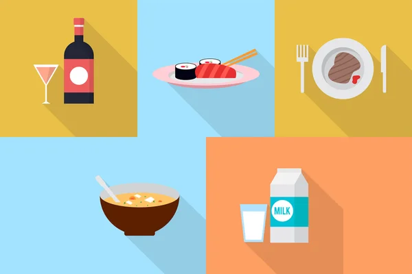 Food and Drink Icons Set