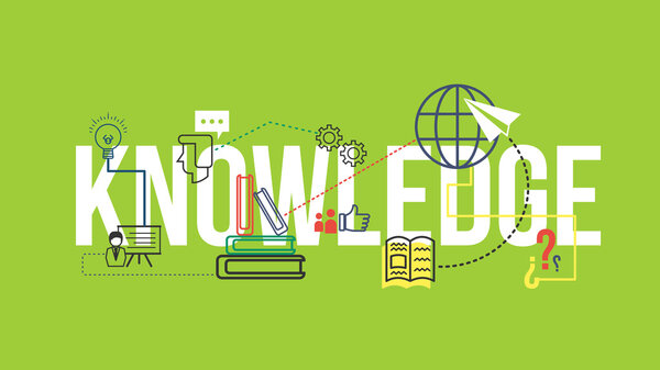 Knowledge Typography Design Concept