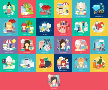 Güzellik ve moda kavramsal tasarım