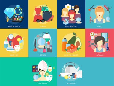 Güzellik ve moda kavramsal tasarım