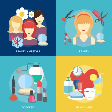 Güzellik ve moda kavramsal tasarım