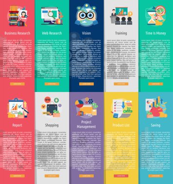 İş dikey Banner tasarım