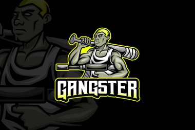 Gangster- Esport Logo Şablonu