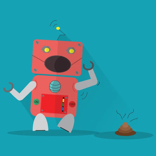 Carácter de robot — Vector de stock