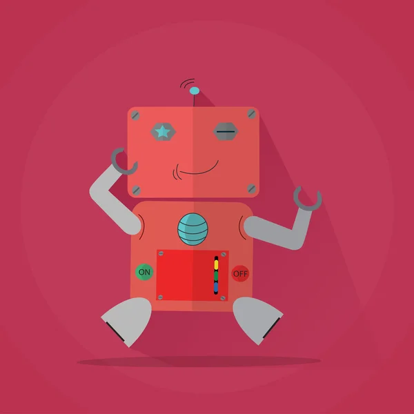 Carácter de robot — Vector de stock