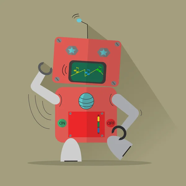 Robot karakter — Stockvector